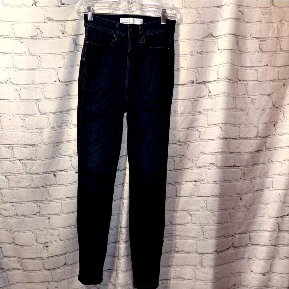 AYR The Hi-Rise Skinny Denim Blue Jeans Women’s Size 26x30 Dark Wash